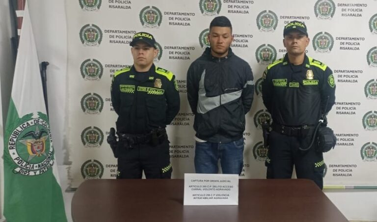 CAPTURADO POR DELITO DE VIOLENCIA INTRAFAMILIAR Y ACCESO CARNAL VÍOLENTO