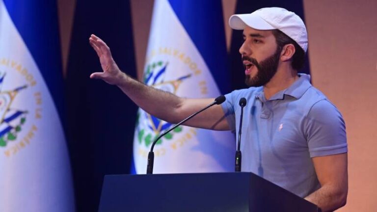 NAYID BUKELE SE DECLARA GANADOR DE LA ELECCIONES EN EL SALVADOR.