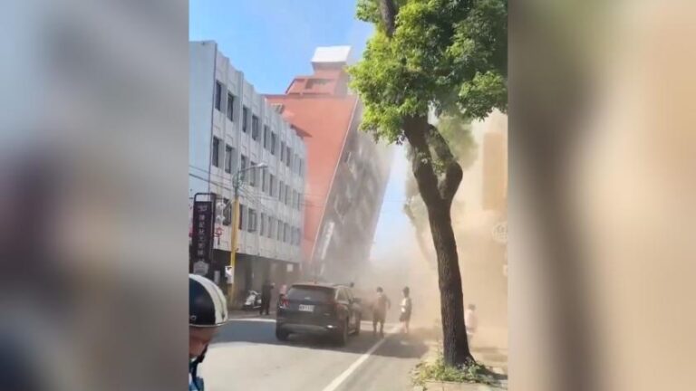 AL MENOS SIETE MUERTOS Y 700 HERIDOS POR TERREMOTO EN TAIWÁN