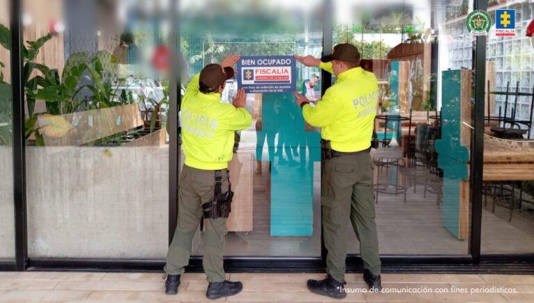 FISCALÍA SELLA RESTAURANTES DE PRESUNTOS NARCOTRAFICANTES EN PEREIRA.