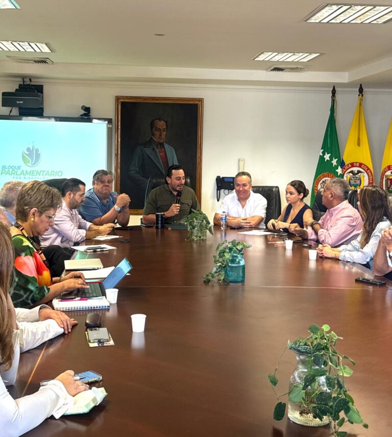 ALCALDE DE PEREIRA PRESENTÓ PROYECTO DE MODERNACÍÓN DEL ALUMBRADO PÚBLICO ANTE BLOQUE PARLAMENTARIO.