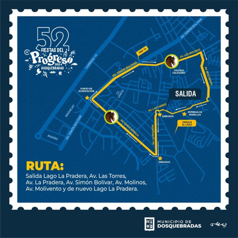 ESTOS SERÁN LOS CIERRES VIALES PARA EL FESTIVAL EQUINO QUE SE REALIZARÁ ESTE JUEVES