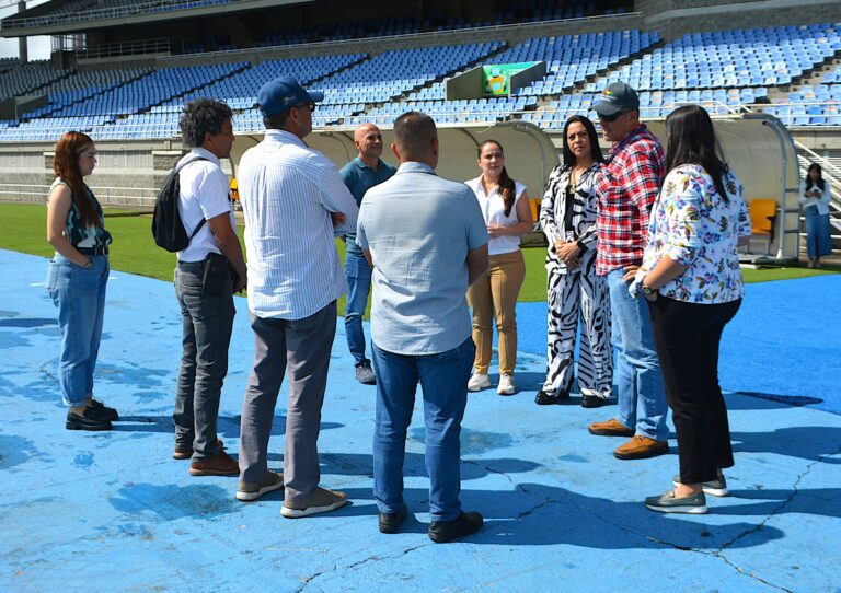 SE REALIZÓ EL PRIMER COMITÉ TECNÍCO PREVIO AL PROCESO DE MODERNIZACIÓN DEL ESTADIO HERNÁN RAMIREZ VILLEGAS.
