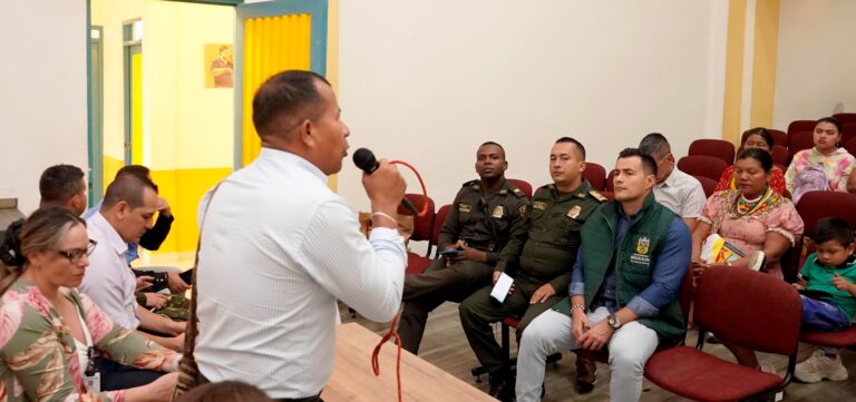RISARALDA, COMPROMETIDA CON LA SEGURIDAD DE LOS PUEBLOS INDÍGENAS DE MISTRATÓ