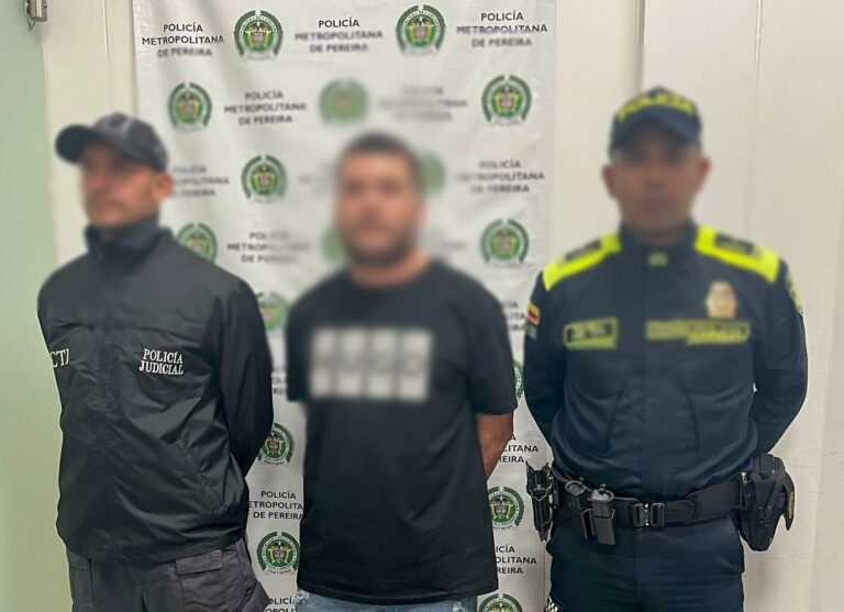 GOLPE AL MICROTRÁFICO EN PEREIRA: CAPTURADO ALIAS «JUANDA», PRESUNTO ABASTECEDOR DEL GRUPO CORDILLERA