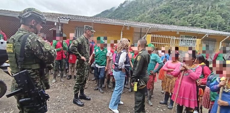 AUTORIDADES VERIFICAN SITUACIÓN EN EL RESGUARDO EMBERÁ CHAMÍ DE MISTRATÓ, PARA GARANTIZAR DERECHOS HUMANOS Y SEGURIDAD TERRITORIAL