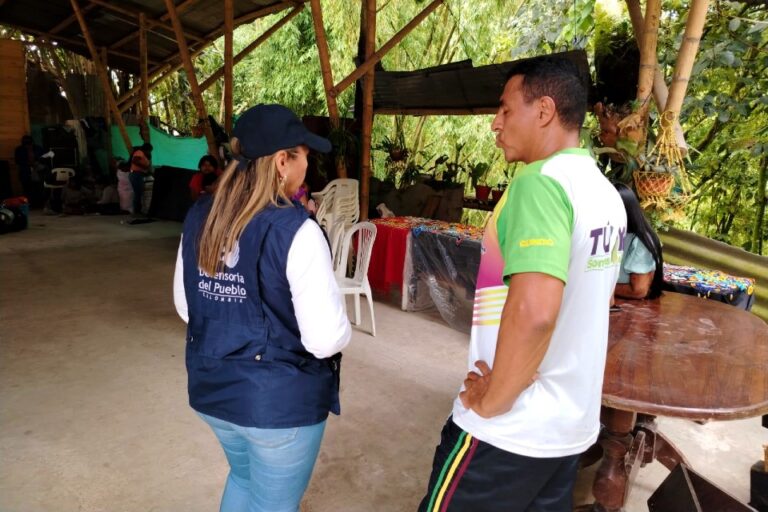 ACCIÓN CONSTITUCIONAL DE LA DEFENSORÍA PARA PROTEGER DERECHOS DE INDÍGENAS DAMNIFICADOS EN QUINDÍO