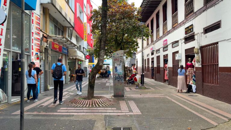 LA PEATONAL DE LA CALLE 22 ENTRE CARRERAS  SÉPTIMA Y OCTAVA. AHORA ES LA CALLE DEL TANGO.