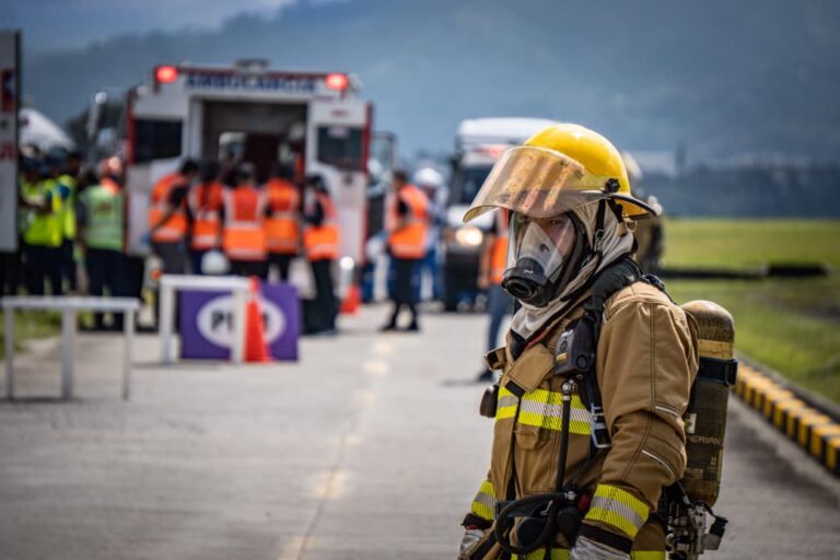 AEROPUERTO INTERNACIONAL MATECAÑA,REALIZO EL SIMULACRO DE EMERGENCIA.