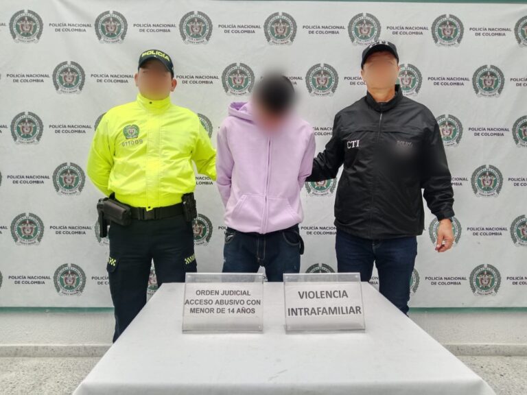 CAPTURA POR ORDEN JUDICIAL POR DELITOS SEXUALES Y VIOLENCIA INTRAFAMILIAR EN RISARALDA.
